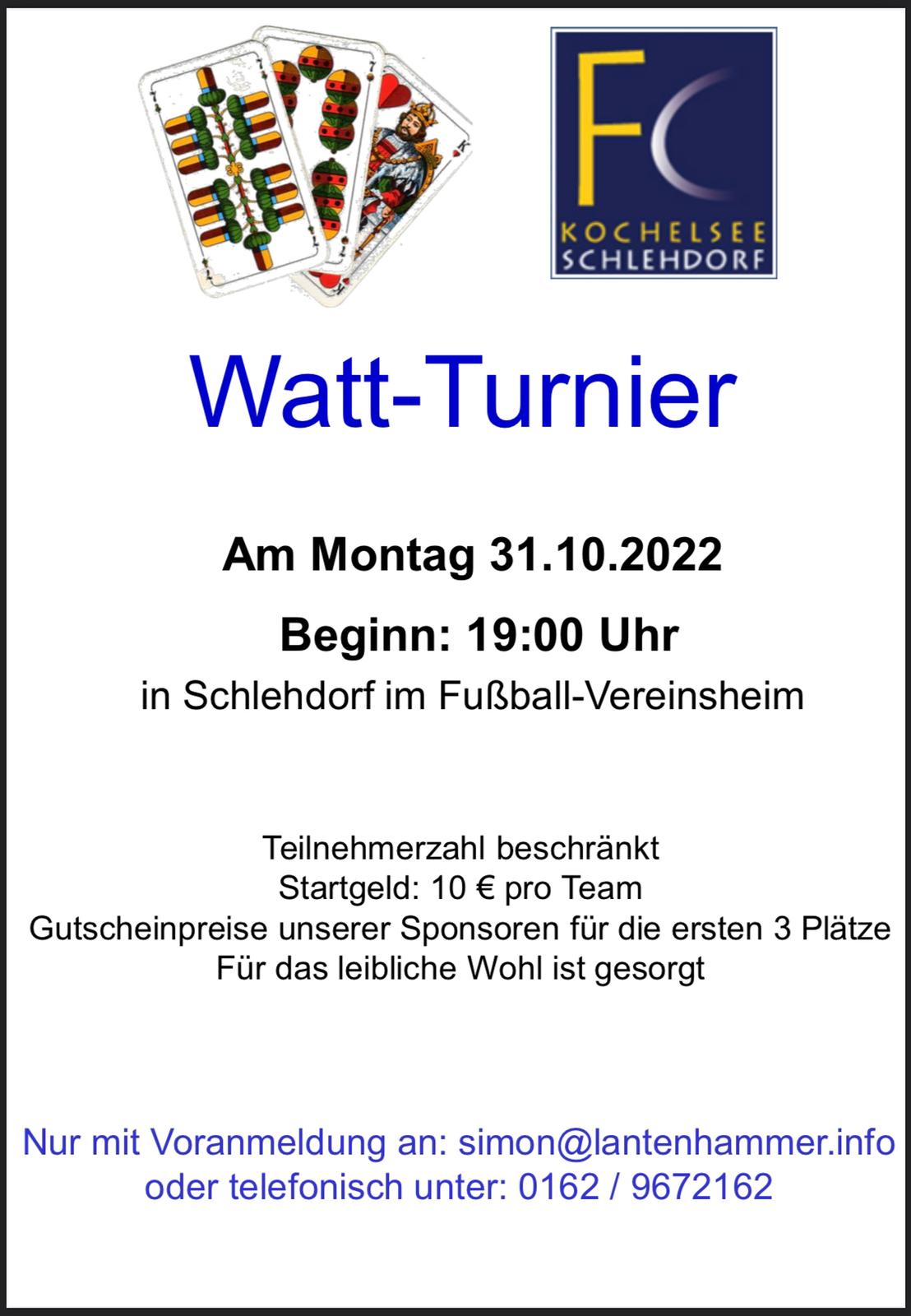 Wattturnier FCKS